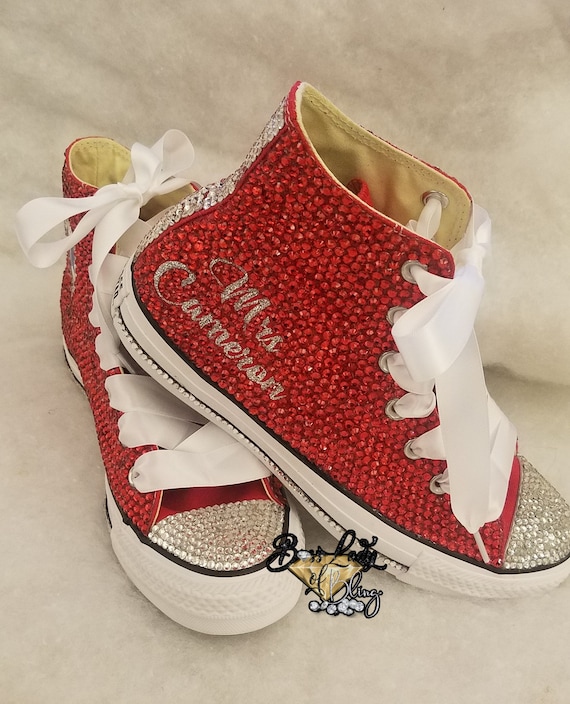 bling converse for wedding