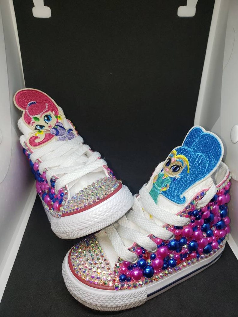 Shimmer and Shine Inspired.. Bling Converse Bling Shoes Etsy