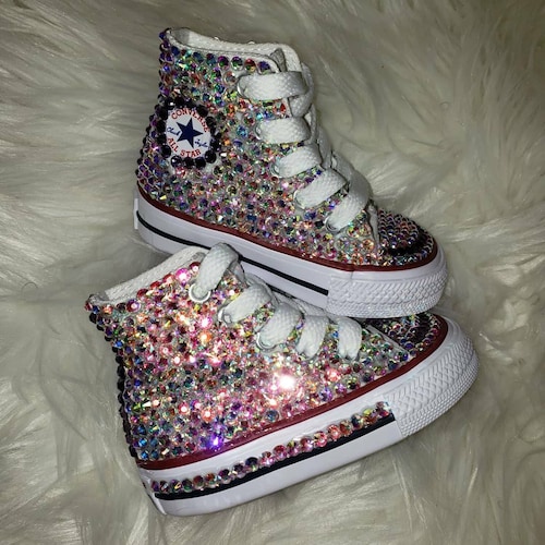 diamond converse bling shoes