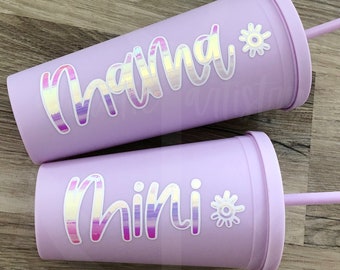 Mommy and me cups, mama and mini cups, mommy and me matching tumbler set, mama and mini tumbler, mother daughter cups, mama and me cups
