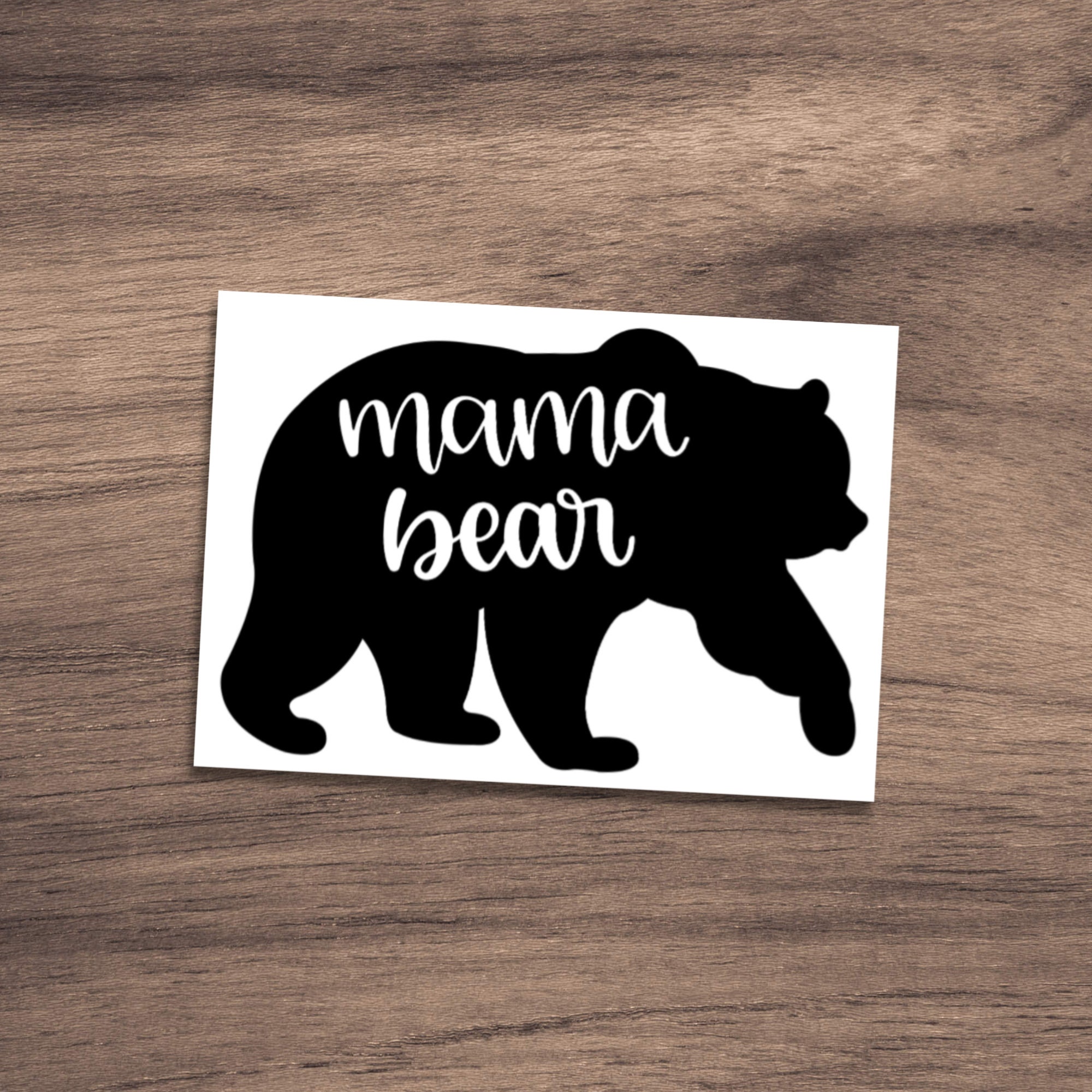 Mama Bear Decal Mama Bear Sticker Decal for Car Window | Etsy