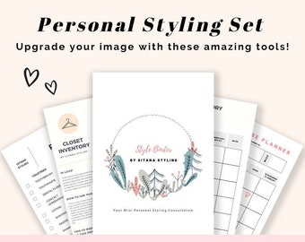 Personal Style Printables Set | Closet Inventory | Fashion Planner | Digital Download