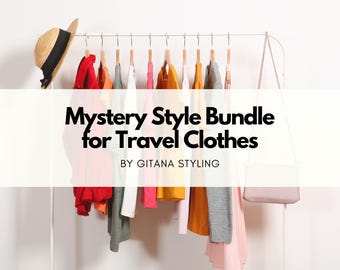 Personalized Travel Mystery Box Style Bundle: Curated Secondhand Clothing Capsule Collection