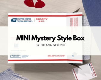 Mini Mystery Style Box: Personalized Thrifted Secondhand Clothing Bundle Capsule Collection