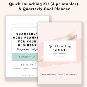 The 20-Minute Business Plan Template + BONUS (US Letter. Planner. Instant Download) image 7
