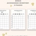 Closet Inventory Printable, Closet Organization, Instant Download, US ...
