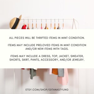 Mini Mystery Style Box: Personalized Thrifted Secondhand Clothing Bundle Capsule Collection bild 4