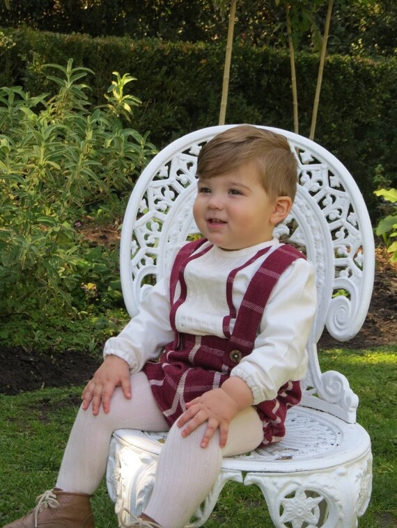 toddler boy burgundy shirt