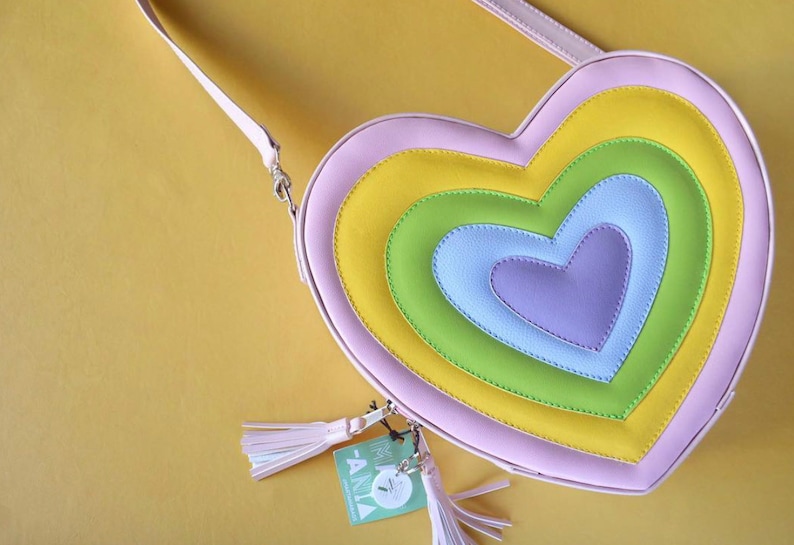 Heart Crossbody Bag Etsy Canada