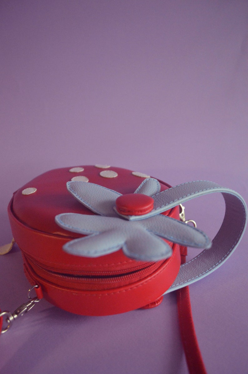 Fresa Flor Stawberry Handtasche/ Crossbody normale Größe image 3