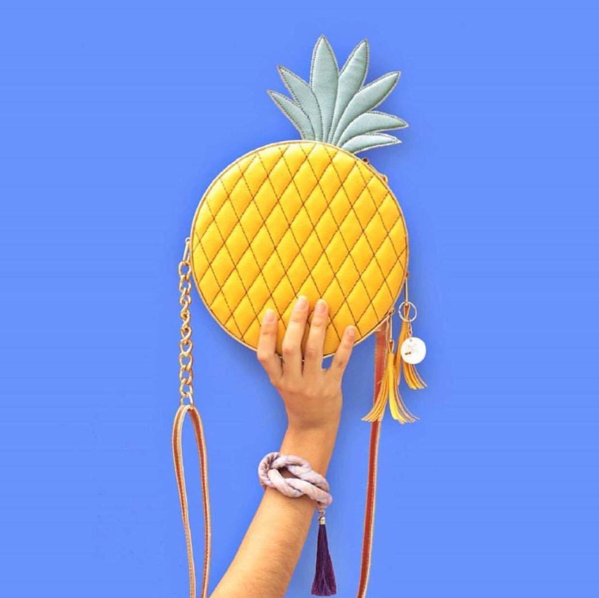 Tan Pineapple Bag – Justbagzz