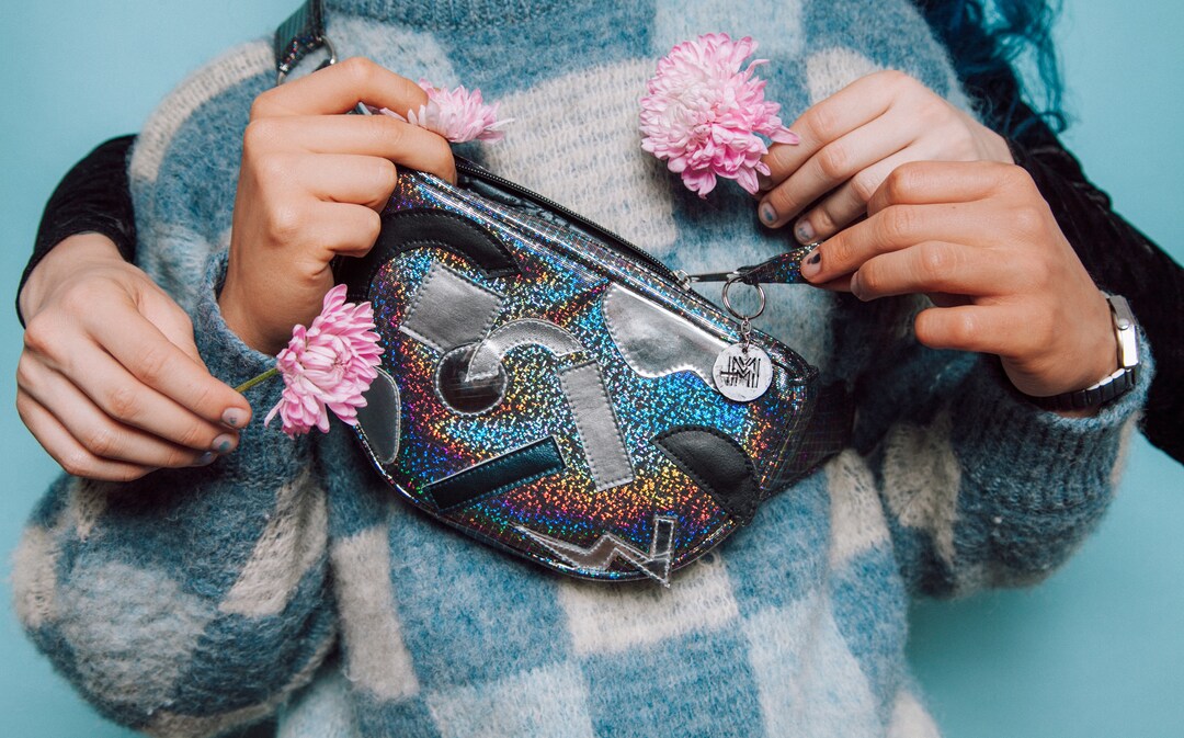 Formes holographique Fanny Pack/poche France