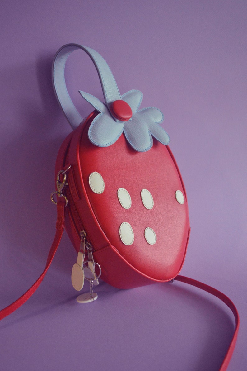 Fresa Flor Stawberry Handtasche/ Crossbody normale Größe image 2