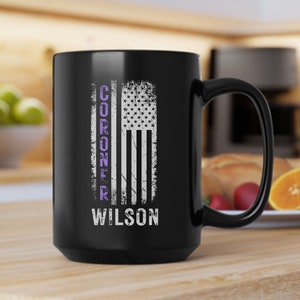 Personalized Coroner Coffee Mug: Custom Medical Examiner Gift