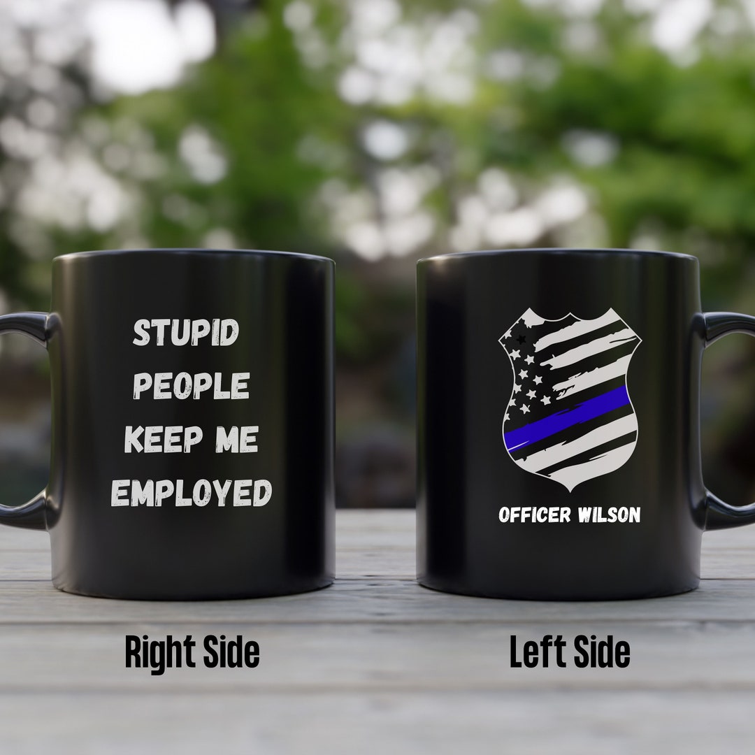 Tazza In Ceramica Rossa Con Scritta 'Keep Calm I'm A Police Officer' - Idea Regalo Per Poliziotti, Lavabile In Lavastoviglie E Microonde, Confezione Robusta