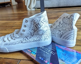 Converse sharpie designs hot sale