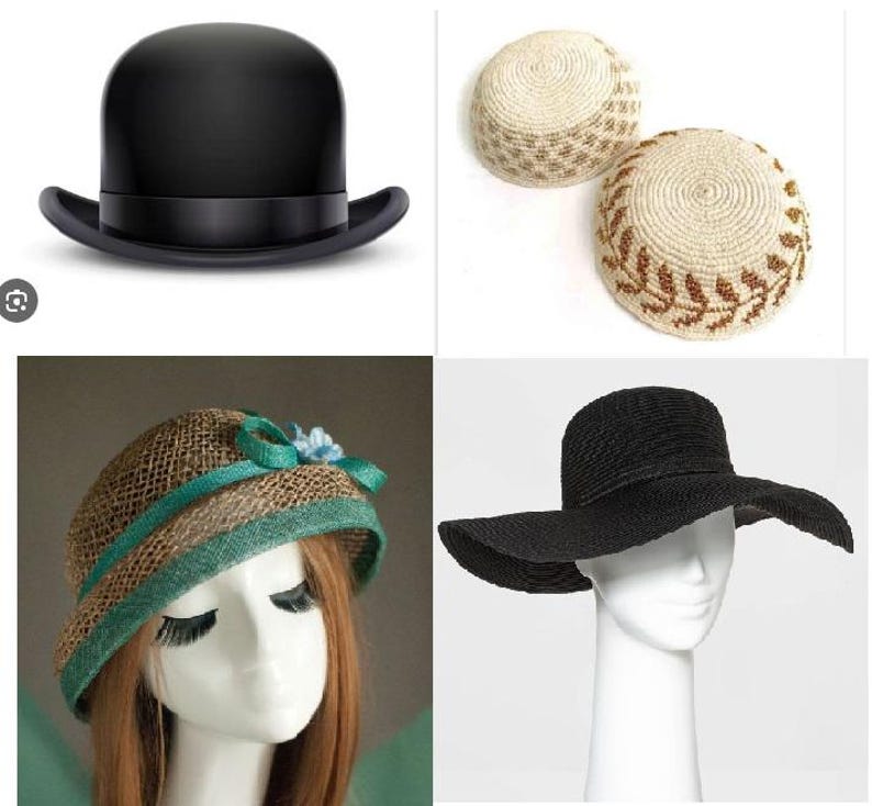Hat Block for Bowler/derby Hat Making/shallow Dome/height 8-13 Cm - Etsy