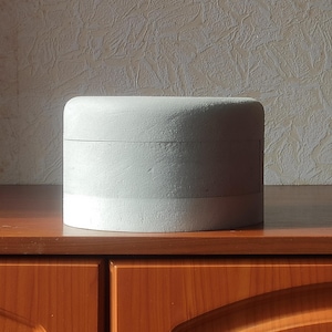 Hat block height 8-13 cm for making hats: Boater, Bolero, fez, tarboosh, gaucho, pillbox, Sailor, toque, top hat, chimney-pot hat