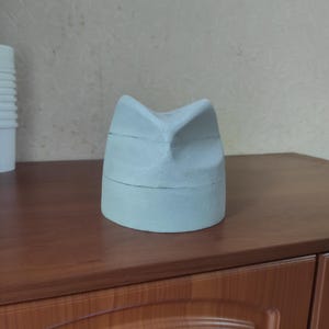 Fedora Hat Block, Millinery Hat Making Mold