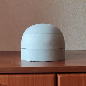 Hat block with a round crown, height 8-13 сm. Bowler hat, beanie, Beehive hat.