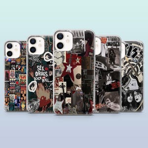 Hard Rock Phone Case Rock and Roll Music Lover for iPhone 16,15,14,13,12, Samsung S25,S24,S23FE,S22,A16,A26,A56, Pixel 9Pro,8A,7