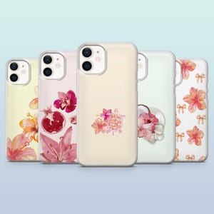 Hibiscus Phone Case Tropical Floral Hawaiian Flower for iPhone 16,15,14,13,12, Samsung S25,S24,S23FE,S22,A16,A26,A56, Pixel 9Pro,8A,7