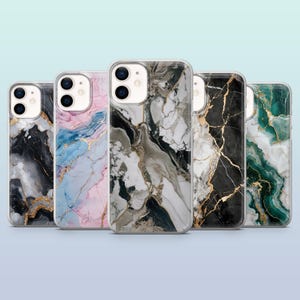 Marble Phone Case Sculpture Stone Gold Marmor Cover for iPhone 16,15,14,13,12, Samsung S25,S24,S23FE,S22,A16,A26,A56, Pixel 9Pro,8A,7
