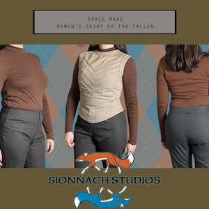 Women's Shirt of the Fallen Pattern inspired by Shin Hati on Ahsoka