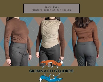 Women's Shirt of the Fallen Pattern inspired by Shin Hati on Ahsoka