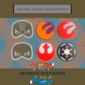 Star Wars Inspiriert - Faktion Untersetzer/Abzeichen/Magnete