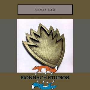 Guardians of the Galaxy Inspired Ravager Prop Badge for Cosplay