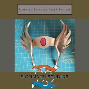 Winged Tiara Template