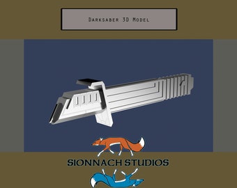 Star Wars Inspired Darksaber - STL Files for 3D Printing