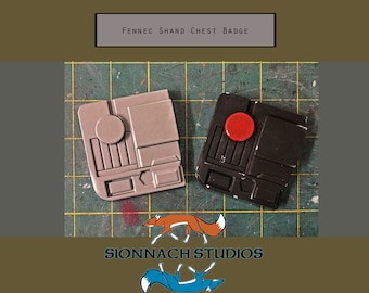 Fennec Shand Star Wars The Mandalorian Inspired Chest Comm Badge