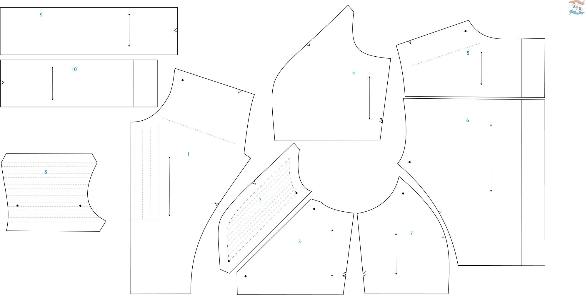 Women's BK Space Mercenary Vest Pattern Inspired by | Etsy