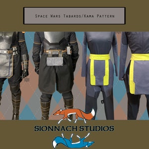 Space Wars Generic Tabards and Kama Patterns