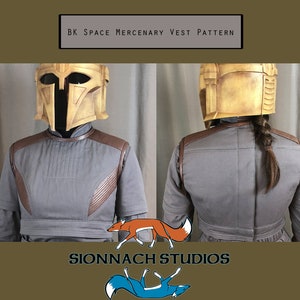 Women's BK Space Mercenary Vest Pattern V2 inspired by Bo-Katan on The Mandalorian