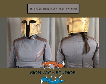 Women's BK Space Mercenary Vest Pattern V2 inspired by Bo-Katan on The Mandalorian