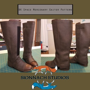 BK Space Mercenary Gaiter Pattern ispirato a Bo-Katan su The Mandalorian