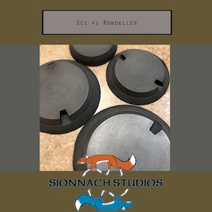 Generic Sci-fi Rondelle Discs for Armor, Costumes, and Props