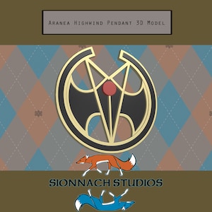 Final Fantasy XV -  Aranea Highwind Pendant - STL Files for 3D Printing