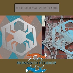 WEB Slingers Inspired Wall Decoration - 3D STL Files