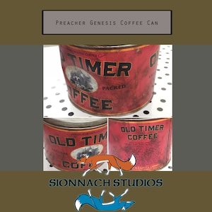 Preacher Inspired - Replica Prop Genesis Coffee Can