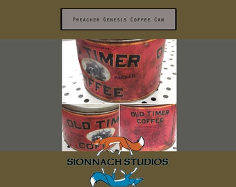 Preacher Inspired - Replica Prop Genesis Coffee Can