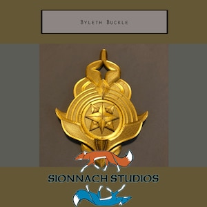 Fire Emblem: Three Houses -  Byleth Belt Buckle/Badge for Cosplay - 3D Printed Kit