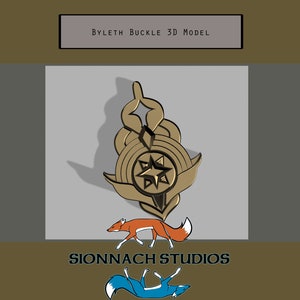 Fire Emblem: Three Houses -  Byleth Belt Buckle/Badge- STL Files for 3D Printing