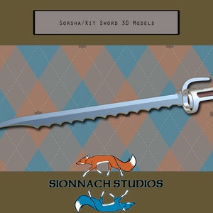 Willow Inspired Sorsha Kit Prop Sword for Cosplay - STL Files for 3D Printing