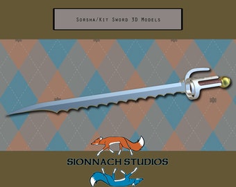 Willow Inspired Sorsha Kit Prop Sword for Cosplay - STL Files for 3D Printing