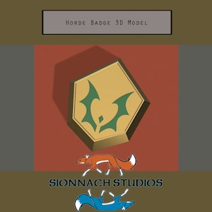 She-ra and the Princesses of Power Inspired - Prop Horde Badge for Cosplay - STL File for 3D Printing