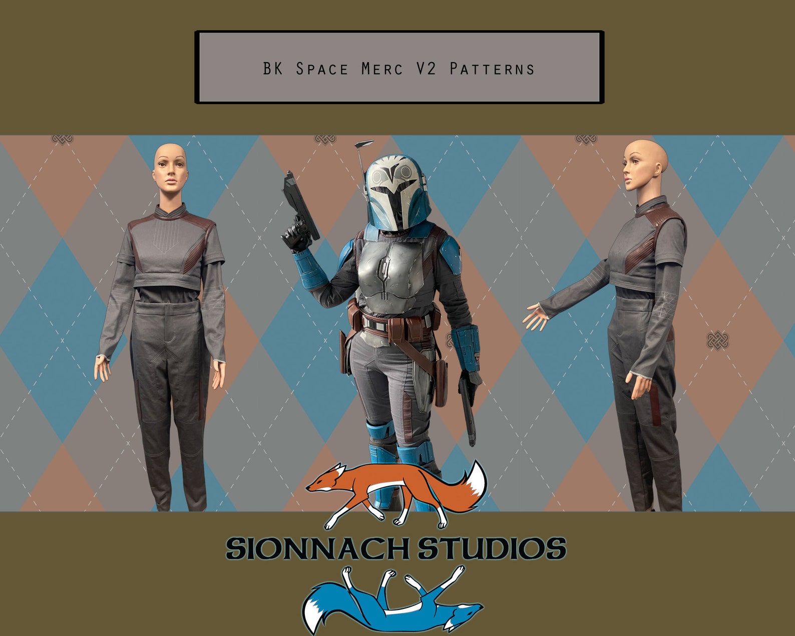 Women's BK Space Mercenary V2 Patterns - Etsy